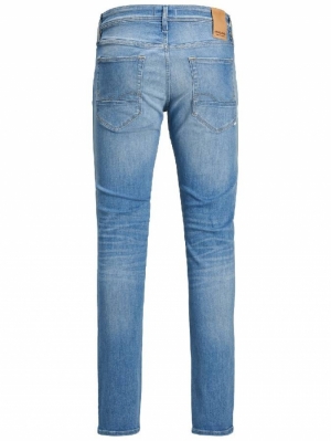 JJIGLENN JJFOX AGI 404 50SPS N BLUE DENIM