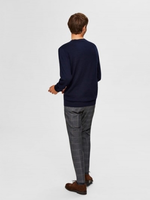 SLHBERG CREW NECK B NOOS 178814001 Navy