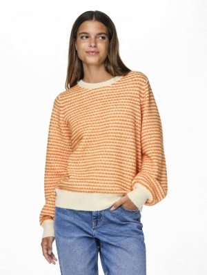 PCSONIA LS O-NECK KNIT MM BC 258177001 Tange