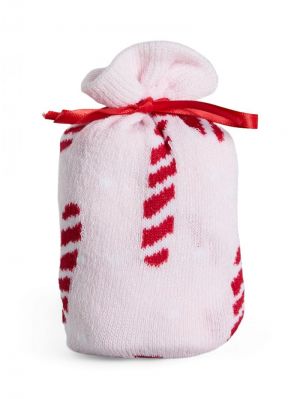PCJINGLE GLITTER PRESENT SOCKS BC M XM 299860004 Pink-