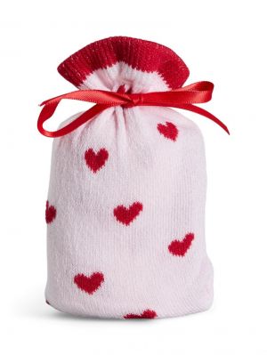 PCJINGLE GLITTER PRESENT SOCKS BC M XM 299860011 Pink-