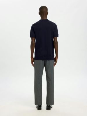 SLHBERG SS KNIT POLO NOOS 178814001 Navy